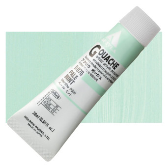 Farba gwasz Acryla Gouache - Holbein - Pale Mint, 20 ml
