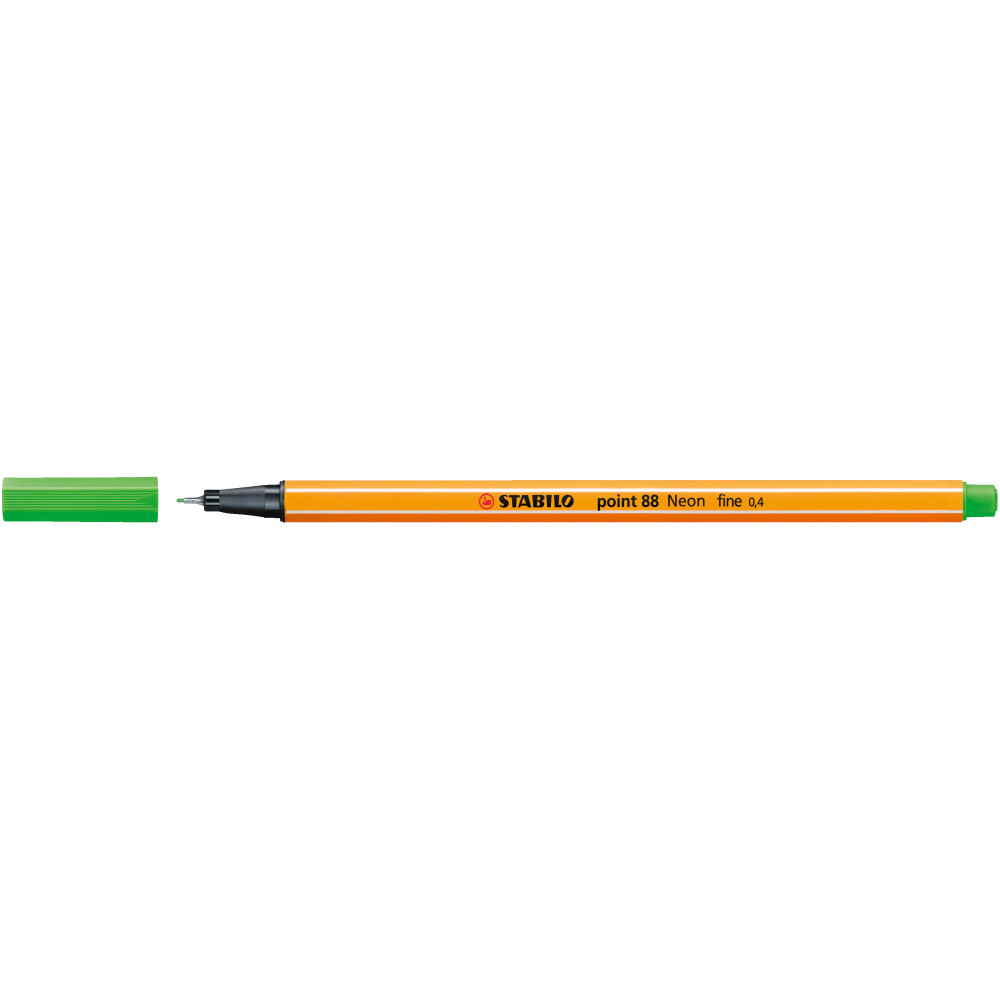 Point 88 fineliner - Stabilo - neon green