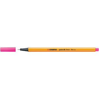 Point 88 fineliner - Stabilo - neon pink