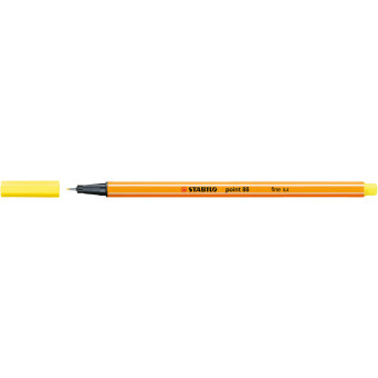 Point 88 fineliner - Stabilo - lemon yellow