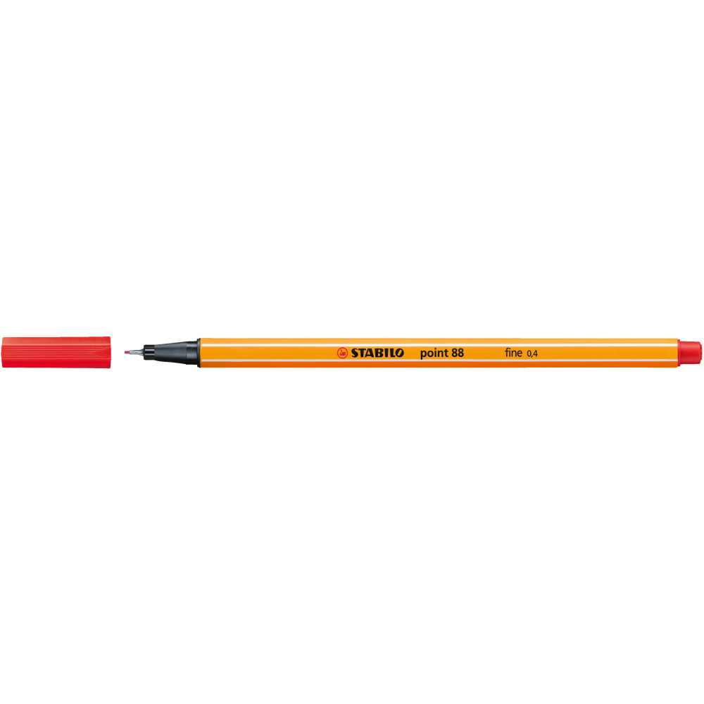 Point 88 fineliner - Stabilo - red