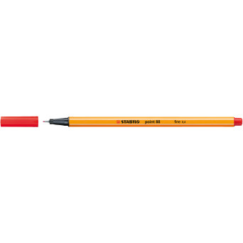 Point 88 fineliner - Stabilo - red