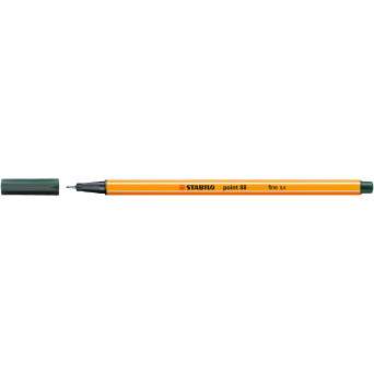 Point 88 fineliner - Stabilo - olive