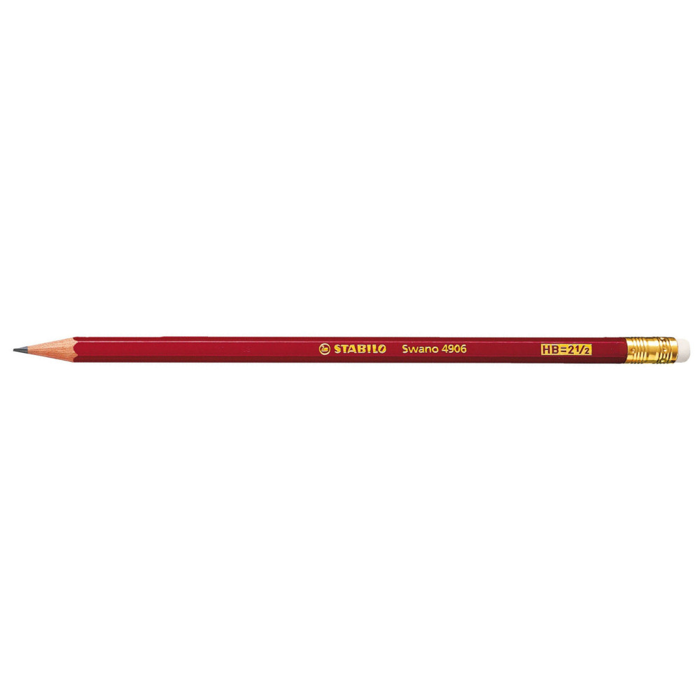 Ołówek Swano 4906 z gumką - Stabilo - HB