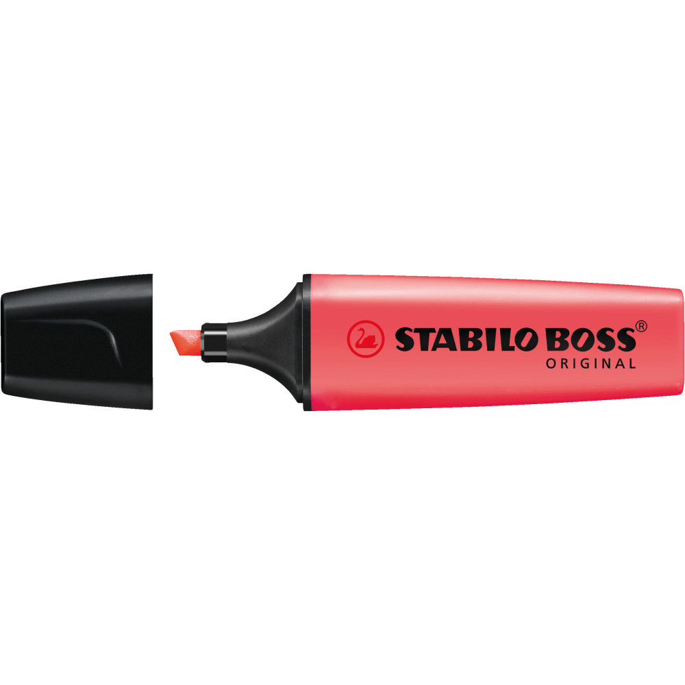 Zakreślacz neonowy Boss - Stabilo - czerwony