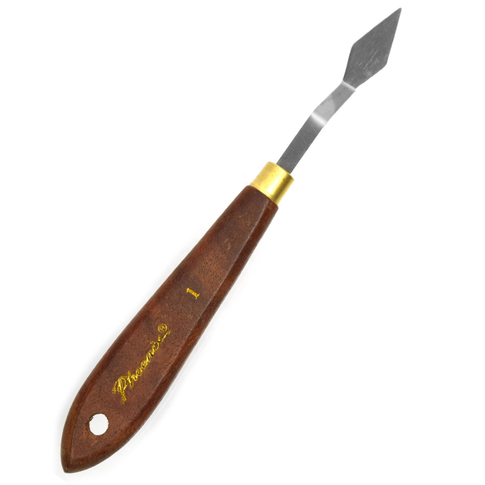 Painting spatula with wooden handle - Phoenix - no. 1