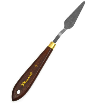Painting spatula with wooden handle - Phoenix - no. 7