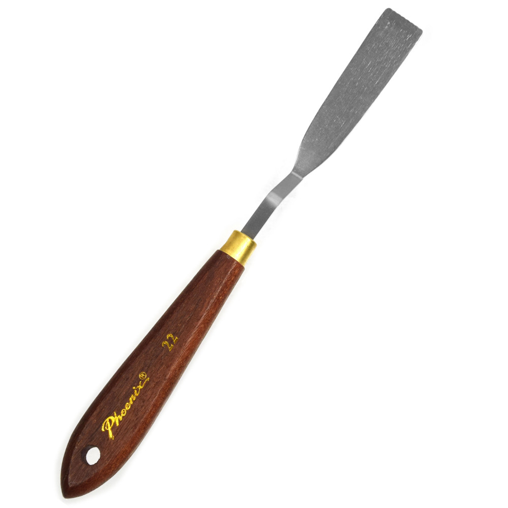 Painting spatula with wooden handle - Phoenix - no. 22