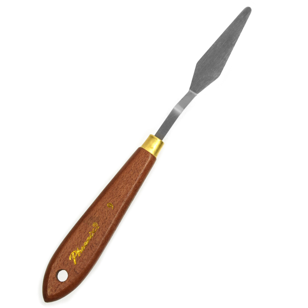 Painting spatula with wooden handle - Phoenix - no. 9