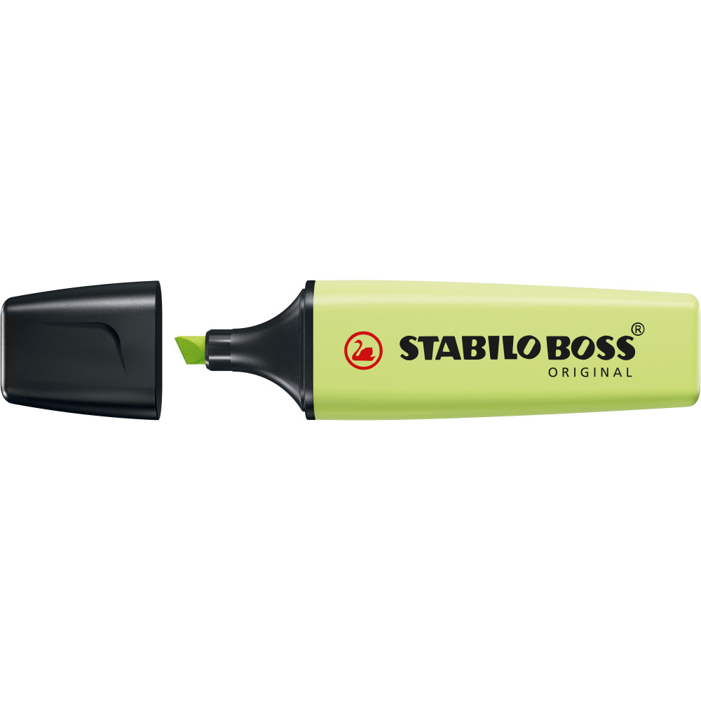Zakreślacz pastelowy Boss - Stabilo - limonkowy