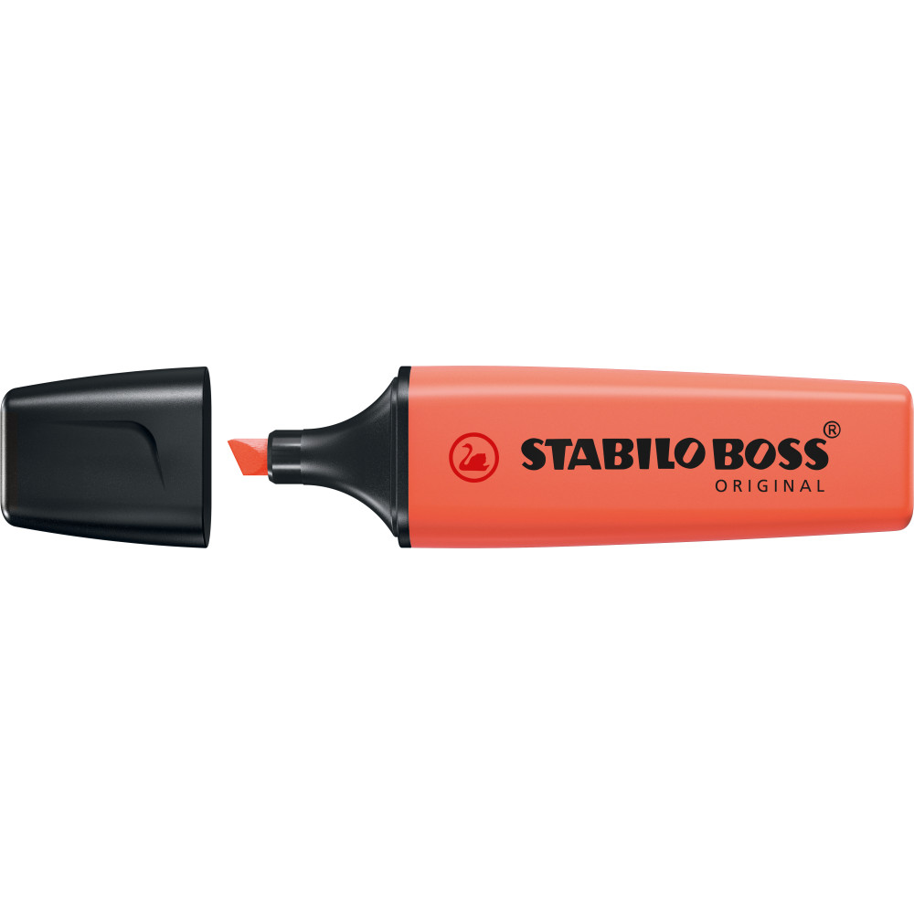 Boss highlighter - Stabilo - pastel red