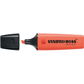 Zakreślacz pastelowy Boss - Stabilo - czerwony