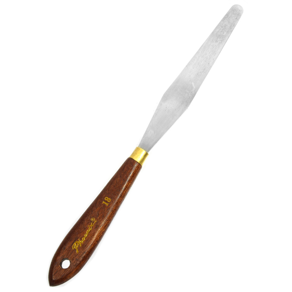 Painting spatula with wooden handle - Phoenix - no. 18