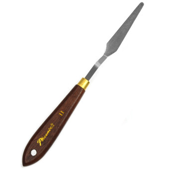 Painting spatula with wooden handle - Phoenix - no. 11