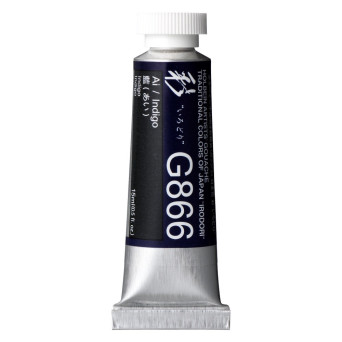 Gwasz Artists’ Gouache Irodori - Holbein - Indigo, 15 ml