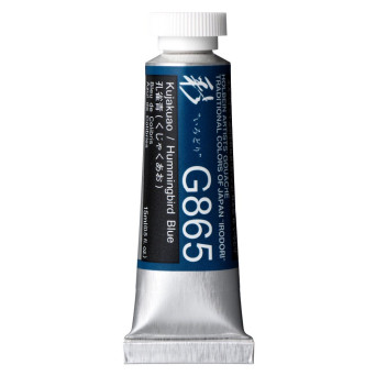 Gwasz Artists’ Gouache Irodori - Holbein - Hummingbird Blue, 15 ml