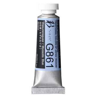 Gwasz Artists’ Gouache Irodori - Holbein - Myosotis Blue, 15 ml