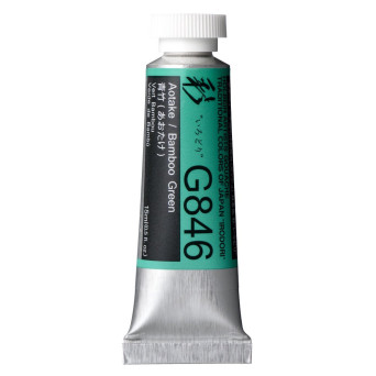 Gwasz Artists’ Gouache Irodori - Holbein - Bamboo Green, 15 ml
