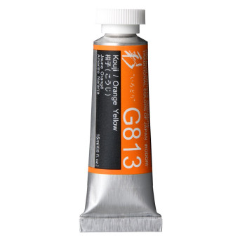 Artists’ Gouache - Holbein - Irodori series, Orange Yellow, 15 ml