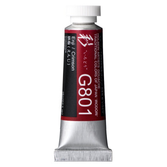 Gwasz Artists’ Gouache Irodori - Holbein - Crimson, 15 ml