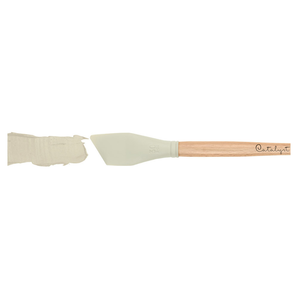 Silicone palette knife Catalyst Blade - Princeton - white, 30 mm