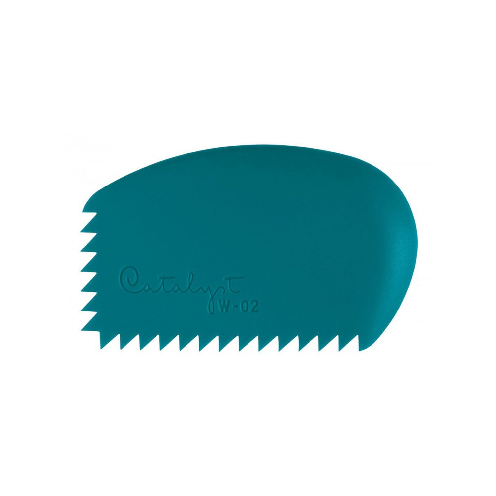 Silicone palette knife Catalyst Wedge - Princeton - turquoise, no. 02