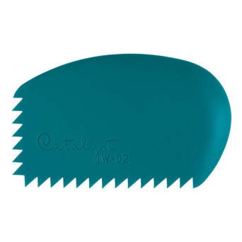 Silicone palette knife Catalyst Wedge - Princeton - turquoise, no. 02