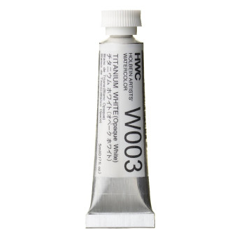 Farba akwarelowa Artists’ Watercolor - Holbein - Titanium White, 5 ml