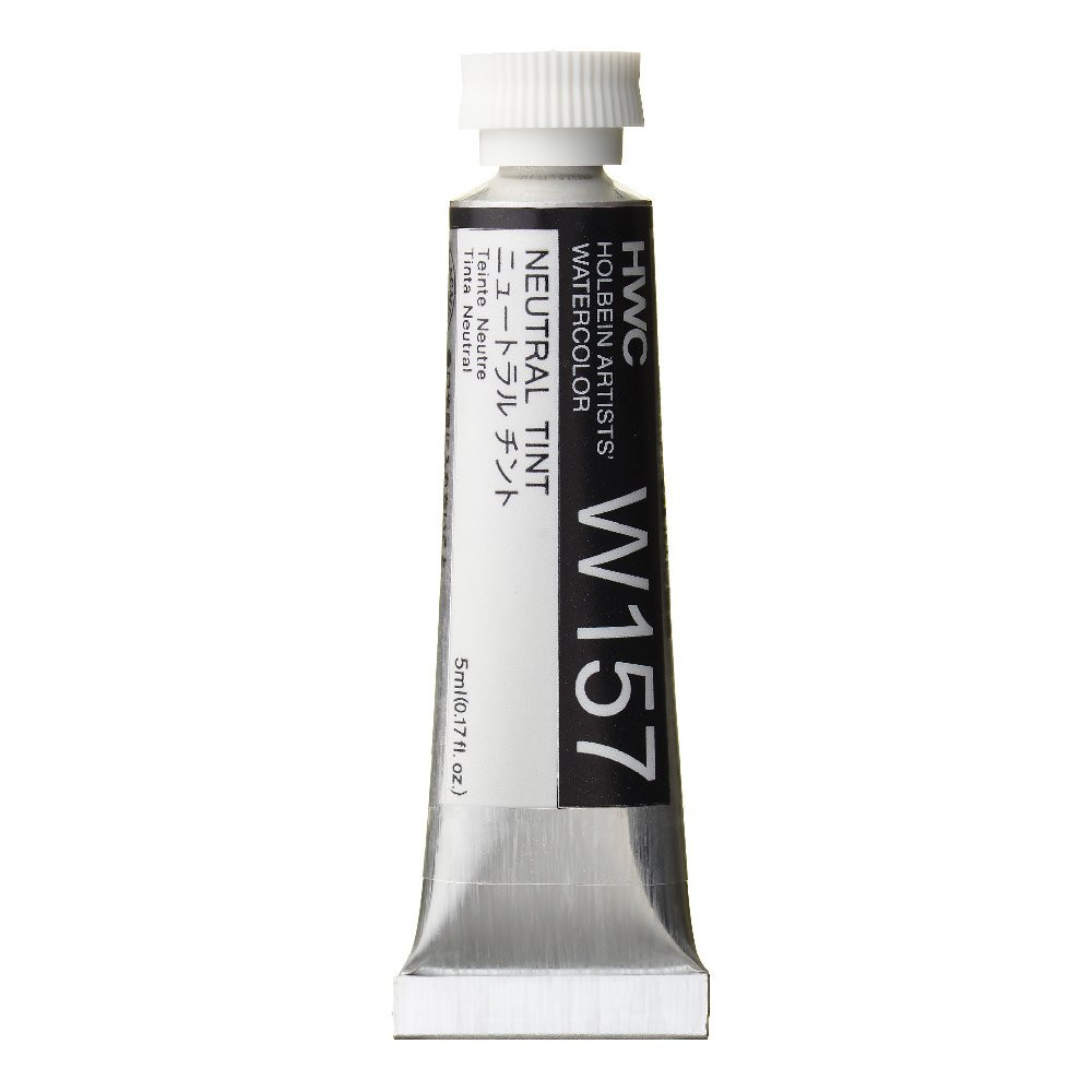 Artists' Watercolor paint - Holbein - Neutral Tint, 5 ml