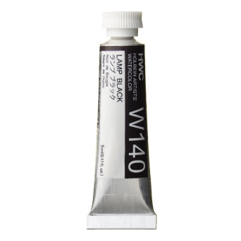 Farba akwarelowa Artists’ Watercolor - Holbein - Lamp Black, 5 ml