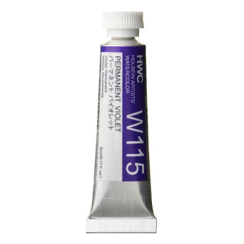 Farba akwarelowa Artists’ Watercolor - Holbein - Permanent Violet, 5 ml