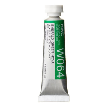 Artists' Watercolor paint - Holbein - Emerald Green Nova, 5 ml