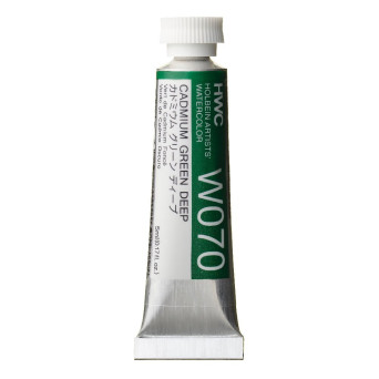 Artists' Watercolor paint - Holbein - Cadmium Green Deep, 5 ml