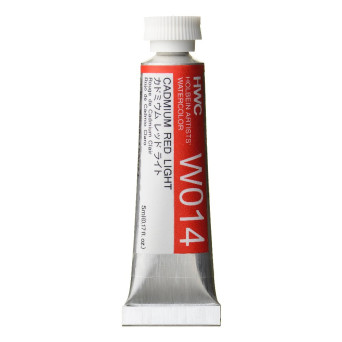 Farba akwarelowa Artists’ Watercolor - Holbein - Cadmium Red Light, 5 ml
