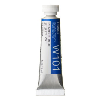Farba akwarelowa Artists’ Watercolor - Holbein - Peacock Blue, 5 ml