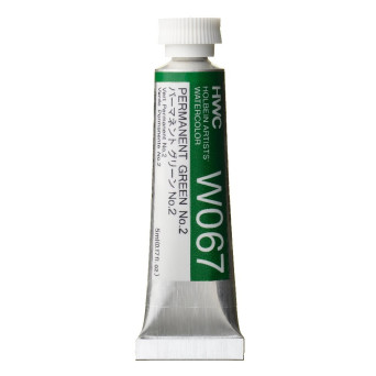 Farba akwarelowa Artists’ Watercolor - Holbein - Permanent Green 2, 5 ml