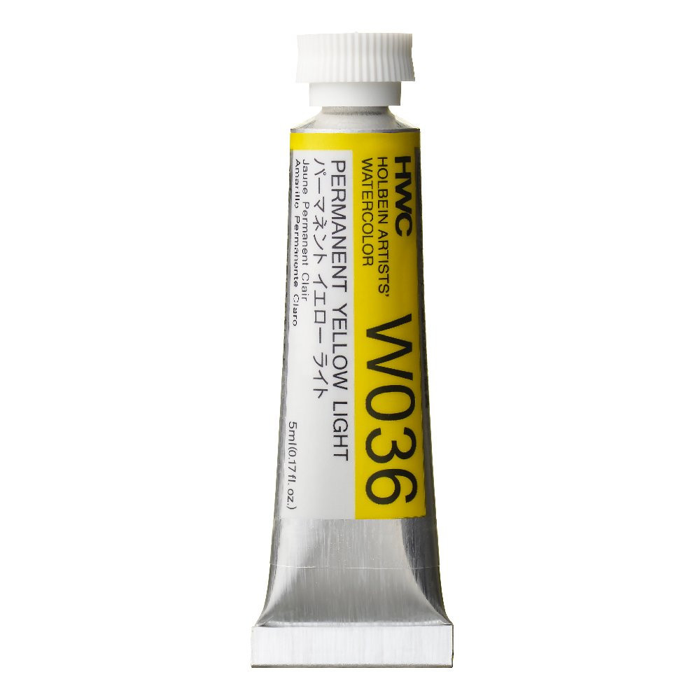 Farba akwarelowa Artists’ Watercolor - Holbein - Permanent Yellow Light, 5 ml