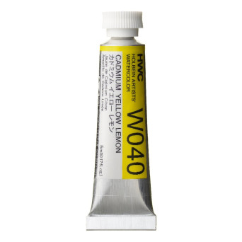 Artists' Watercolor paint - Holbein - Cadmium Yellow Lemon, 5 ml