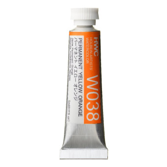 Artists' Watercolor paint - Holbein - Permanent Yellow Orange, 5 ml