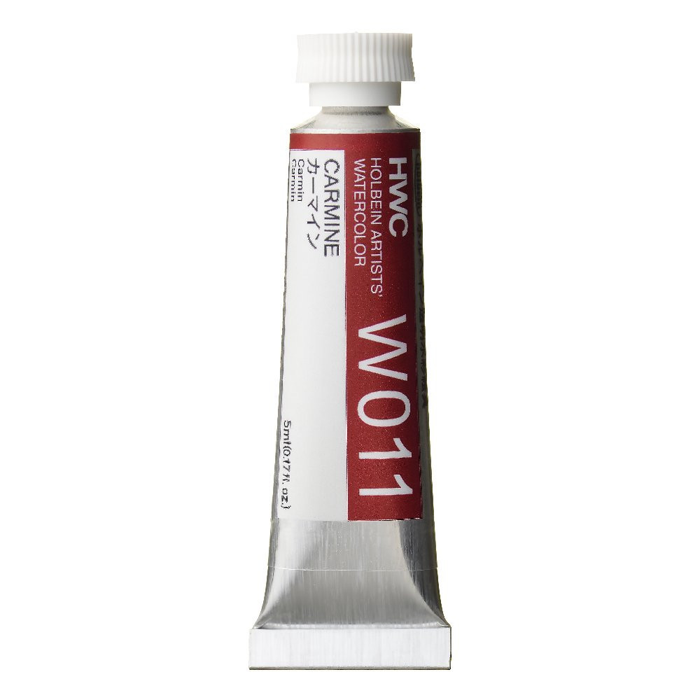 Artists' Watercolor paint - Holbein - Carmine, 5 ml