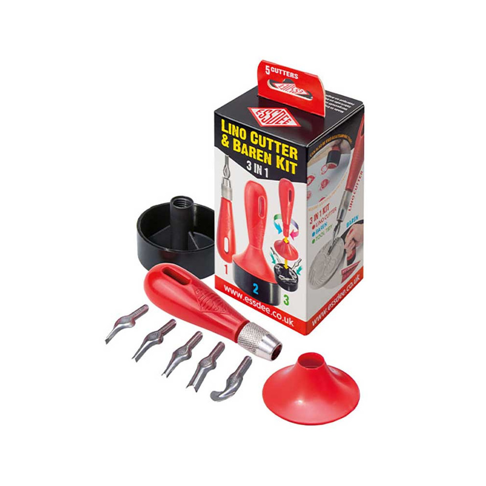 Lino Cutter & Baren Kit 3 in 1 - Essdee -  pcs