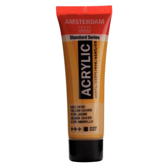 Acrylic paint in tube - Amsterdam - Yellow Ochre, 20 ml