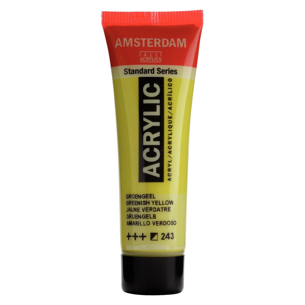 Acrylic paint in tube - Amsterdam - Greenish Yellow, 20 ml