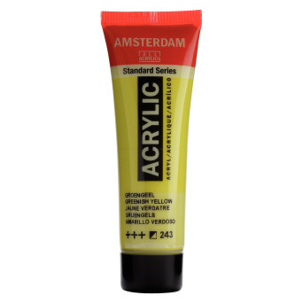 Acrylic paint in tube - Amsterdam - Greenish Yellow, 20 ml