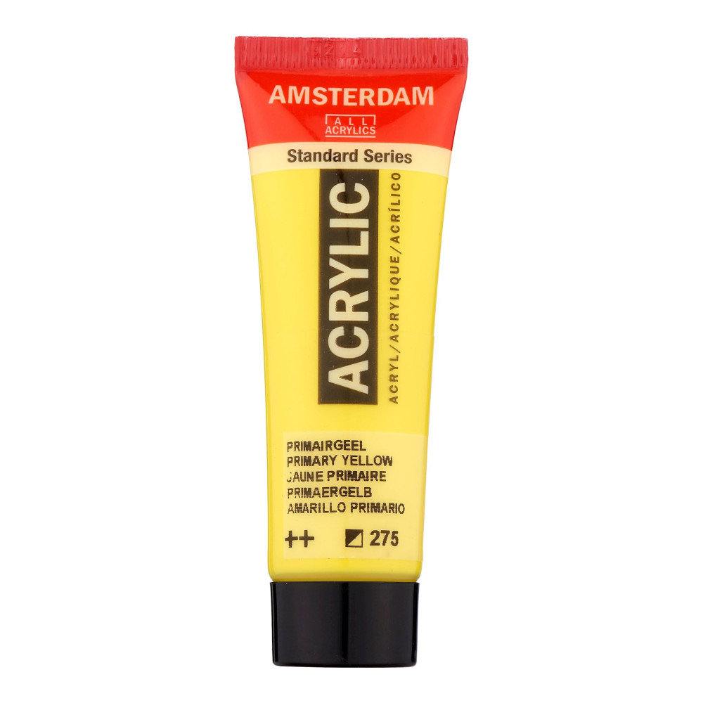 Acrylic paint in tube - Amsterdam - Primary Yellow, 20 ml