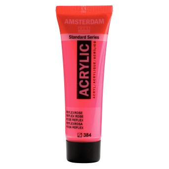 Acrylic paint in tube - Amsterdam - Reflex Rose, 20 ml