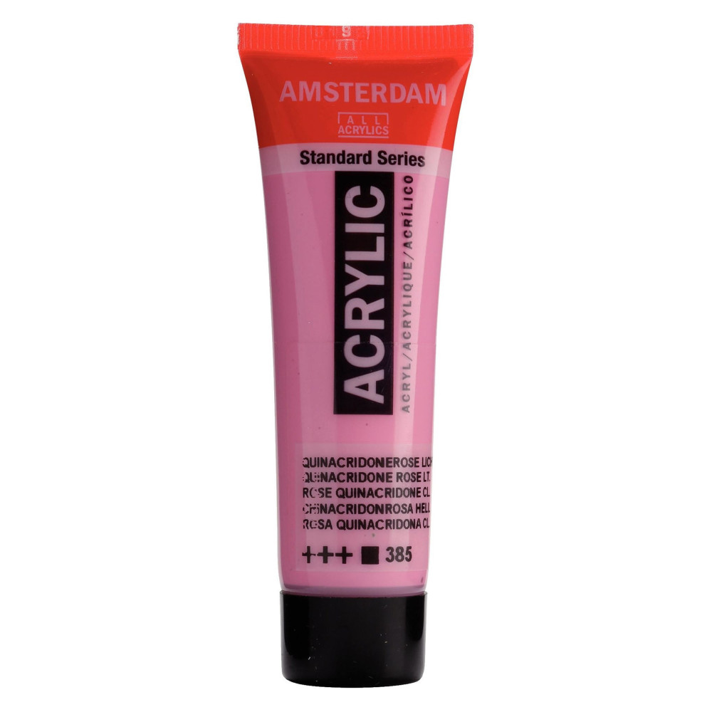 Acrylic paint in tube - Amsterdam - Quinacridone Rose Light, 20 ml