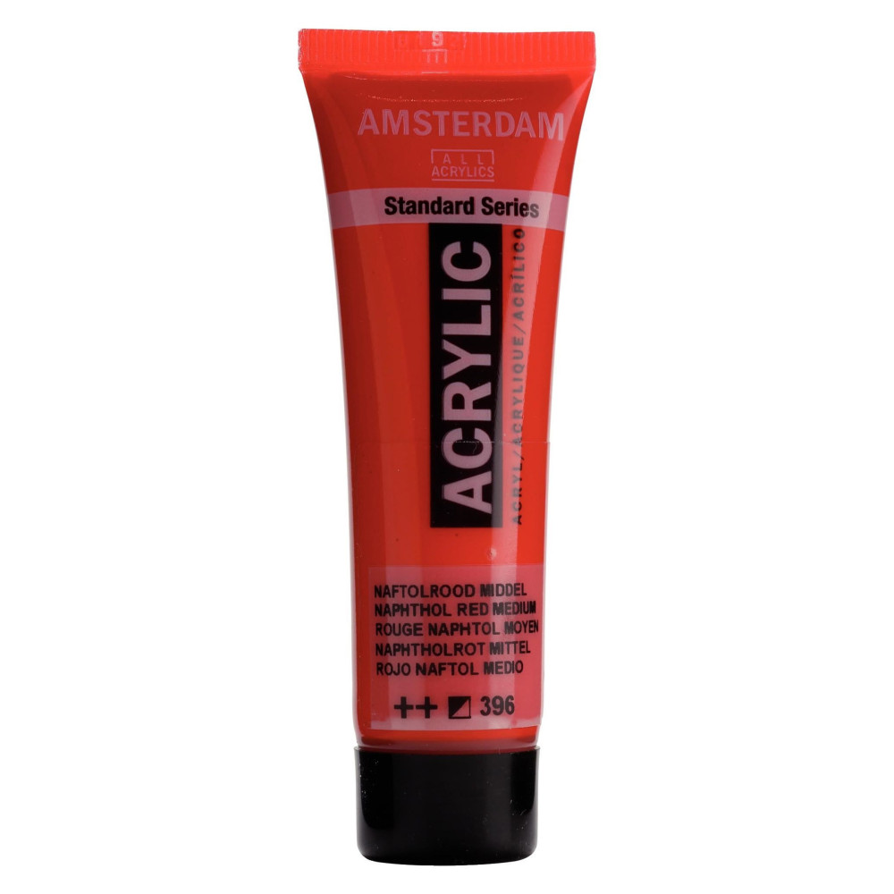 Acrylic paint in tube - Amsterdam - Naphthol Red Medium, 20 ml