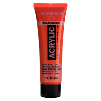 Acrylic paint in tube - Amsterdam - Naphthol Red Light, 20 ml