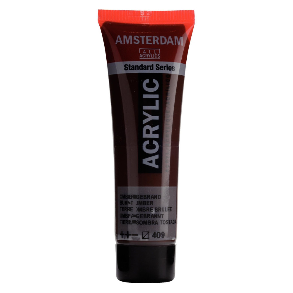 Farba akrylowa - Amsterdam - Burnt Umber, 20 ml